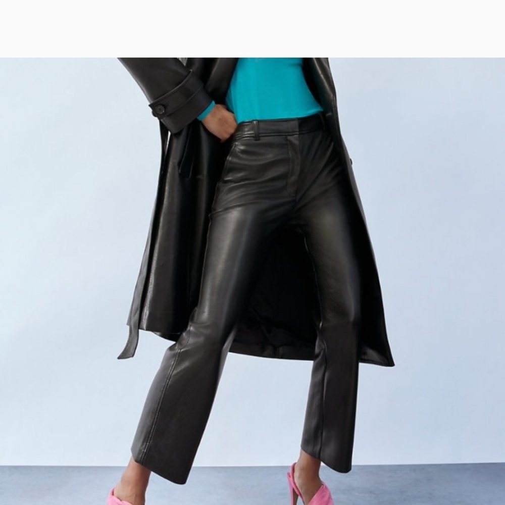 Babaton commando ankle  pants vegan black new without tag